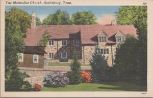 Postcard Methodist Church Gatlinburg TN
