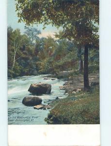 Divided-Back WATER SCENE Bennington Vermont VT hk2926