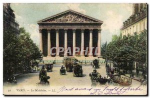 Paris Old Postcard La Madeleine
