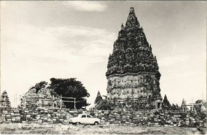 PC real photo postcard hindou temple INDONESIA (a18684)