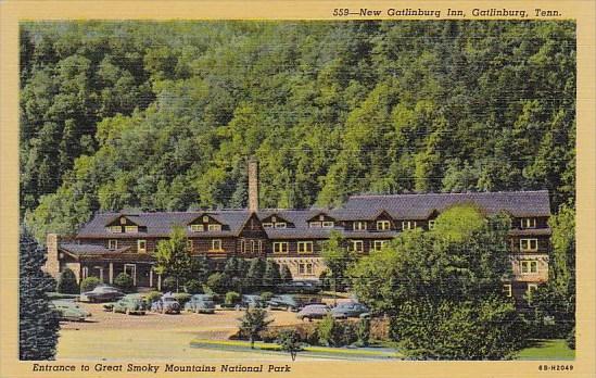 New Gatlinburg Inn Entrance To Great Smoky Mountains National Park Gatlinburg...