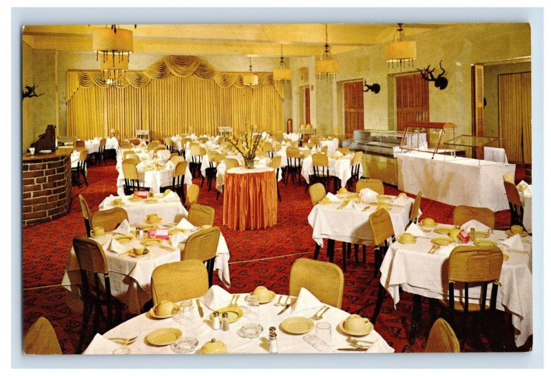Hotel El Tejon Dinning Room Handlery Inside View California Vintage Postcard F52