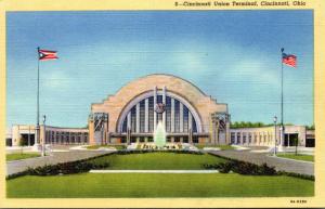 Ohio Cincinnati Union Terminal Curteich