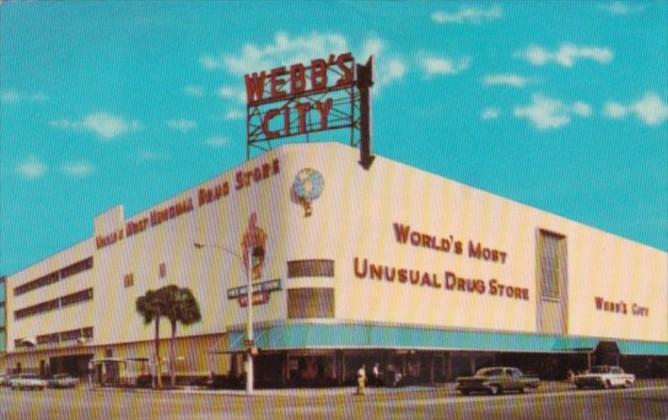 Webb's City World's Most Unusual Drug Store St Petersburg Florida 1973