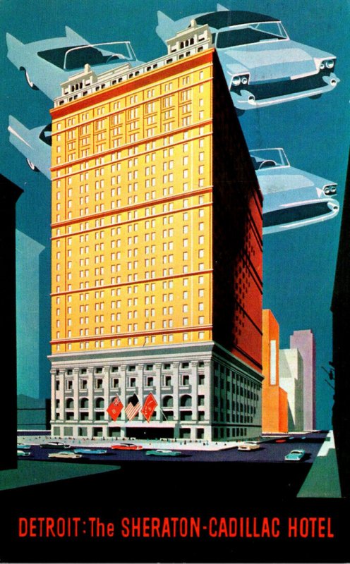 Michigan Detroit The Sheraton-Cadillac Hotel 1962