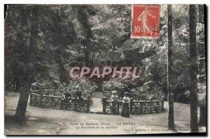 Old Postcard Foret De Belleme The Harrow And The Fountain Pavilion
