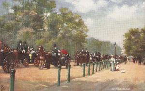 Horses. In Hyde Park, London Tuck Oilette Postcard # 7180