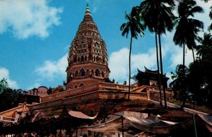 Malaysia Ayer Itam Pagoda Penang Postcard 09.92