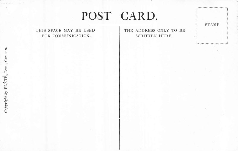 Mount Lavinia Hotel Colombo Ceylon~From Terrace + Bathing Pavilion-2 POSTCARDS