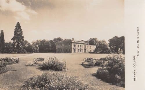 Denman College Herb Garden Oxford Real Photo Postcard