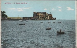 Postcard Il Castel dell'Ovo Napoli Italy