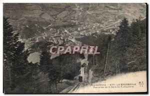 Old Postcard La Bourboule View Taking the Funicular Railway