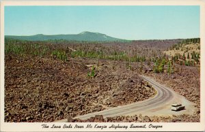 Lava Beds near McKenzie Highway Summit OR Oregon 1960s Postcard G57