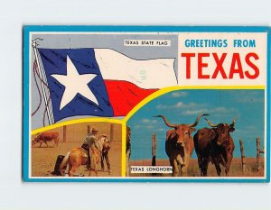 Postcard Greetings from Texas USA