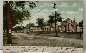 1906 New Haven Connecticut SAVIN ROCK THEATRE Summer Street Postcard F9