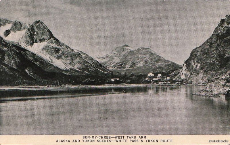 Postcard Ben My Chree West Taku Arm Alaska White Pass + Yukon Route