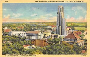 Cathedral of Learning, Masonic Temple, Mellon Institute Pittsburgh, Pennsylva...