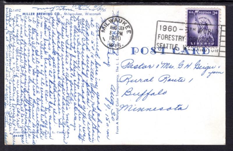 Miller Brewing Co,Milwaukee,WI BIN