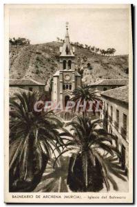 Old Postcard Balneario De Archena Iglesia Del Balneario