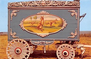 Gollmar Bros. Circus Kangaroo Cage Wagon Circus Wagon World Museum Unused 