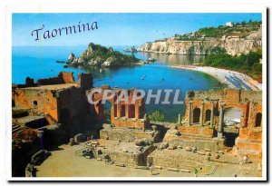 Postcard Modern Taormina Sicilia