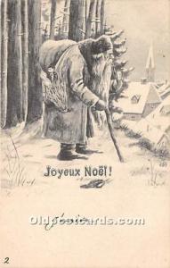  Santa Claus Christmas, Postcard