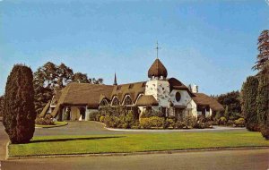 Chapel of Roses Mortuary Oak Hill Memorial Park San Jose California postcard