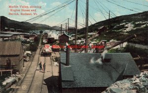 VT, Rutland, Vermont, Marble Valley Mining Scene, Engine House & Derrick