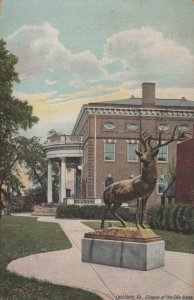 Postcard Glimpse of the Elks Home Lynchburg VA