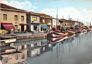 BG3186 ship bateaux cesenatico pensioni sul porto canale   CPSM 15x9.5cm italy