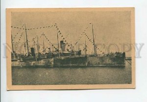 3183185 UKRAINE ODESSA ships with flags occupation 1918 year