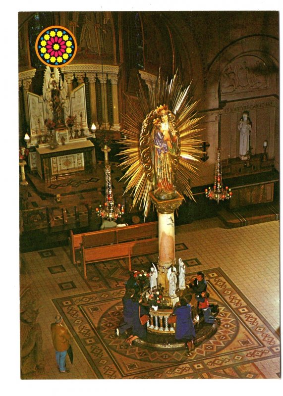 People Praying at the Miraculous Statue, Ste Anne de Beaupre, Quebec