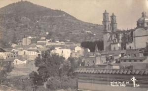 Taxco Guerrero Mexico panoramic birds eye view of area real photo pc Y12208