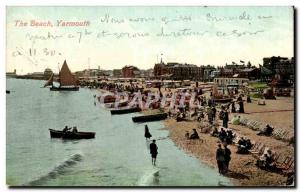 Postcard Old Yarmouth The Beach