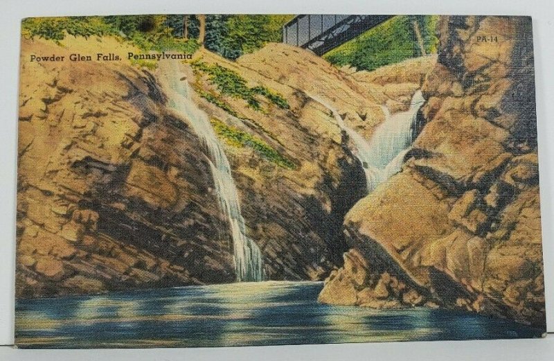 Powder Glen Falls Pennsylvania Vintage Postcard N12