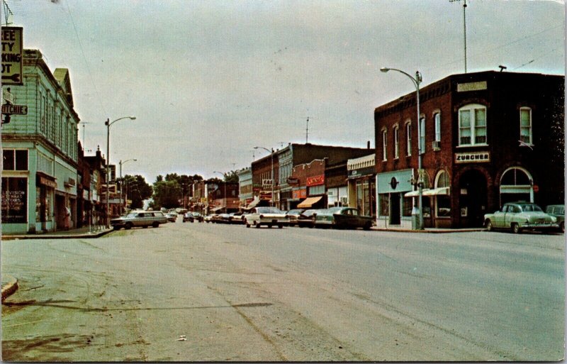 Postcard Kansas Avenue in Marceline, Missouri~136129