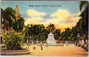 Postcard MONUMENT SCENE Ponce Puerto Rico PR AK4027