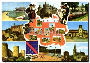 Modern Postcard The Allier department Allier