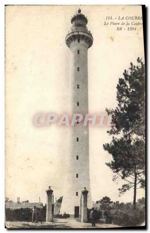 Postcard Old Coubre Lighthouse Coubre