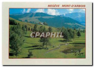 Modern Postcard Mont d'Arbois Megeve Haute Savoie France