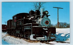 UNION, IL Illinois ~ 70 SHAY RAILROAD LOCOMOTIVE c1960s McHenry County Postcard