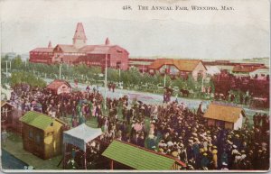 The Annual Fair Winnipeg Manitoba MB Unused Postcard E89