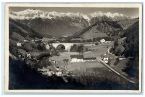 1930 On Brennerstrasse Unterberg (Lower Austria) Austria RPPC Photo Postcard