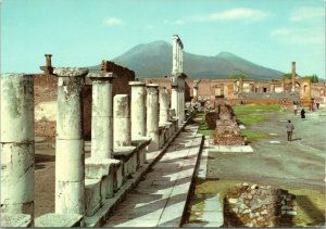 postcard Italy - Pompei - Forum -    The Civil Forum Western Ambulacrum