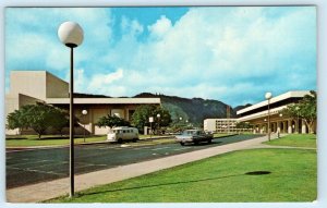 UNIVERSITY of HAWAII, Honolulu ~Jefferson Hall KENNEDY THEATRE VW Bus Postcard