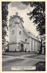 Warren Pennsylvania Bethlehem Congregational Church Antique Postcard K61929