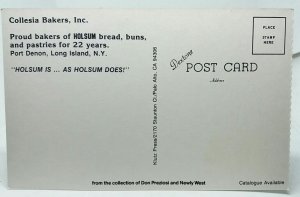 Holsum White Bread Collesia Bakers Port Denon Long Island Vintage Postcard