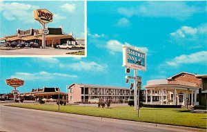 OK, Tulsa, Oklahoma, Rodeway Inn, Denny's, Route 66, Dexter Press No 47233C