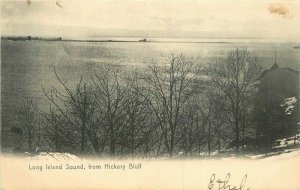 New York Long Island Sound Hickory Bluff undivided Postcard 21-14026