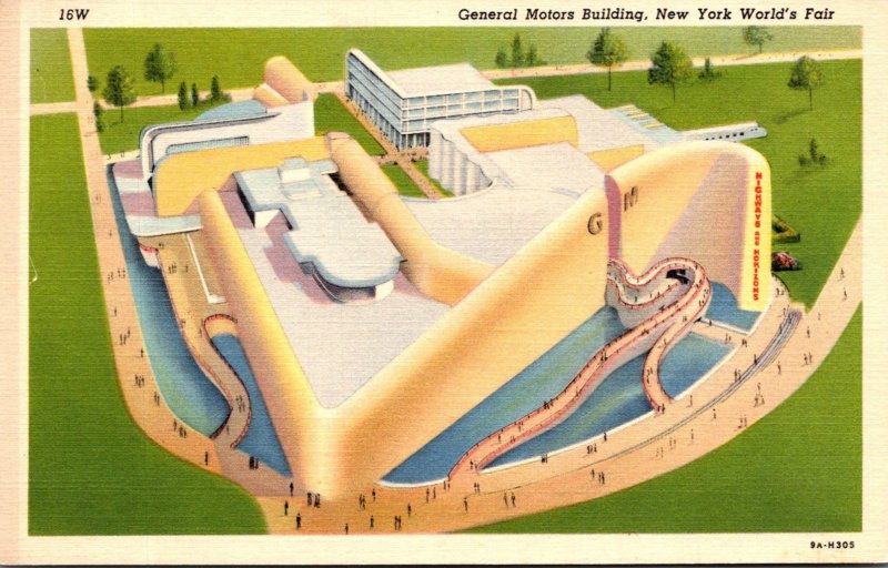 New York World's Fair 1939 The General Motors Building Curteich